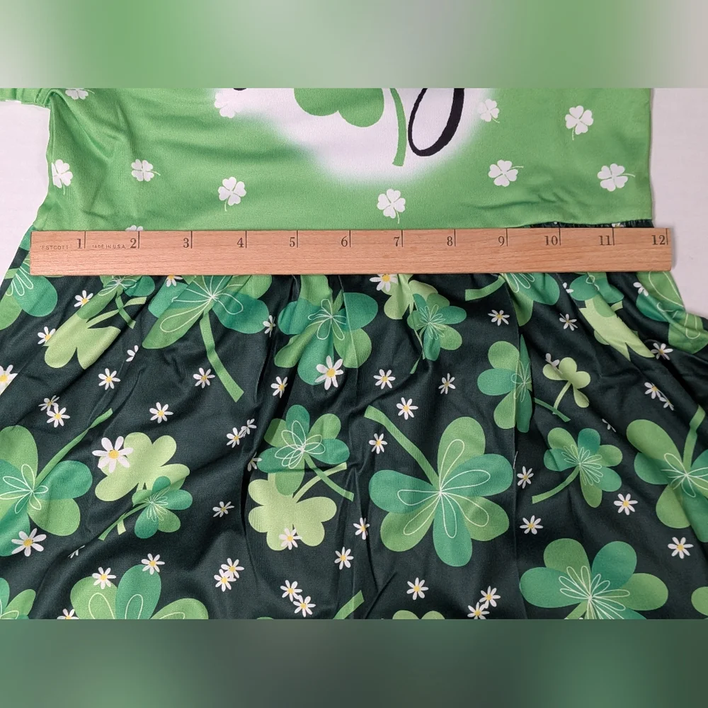 Girls' Lucky St. Patrick's Day Dress 3/4T
